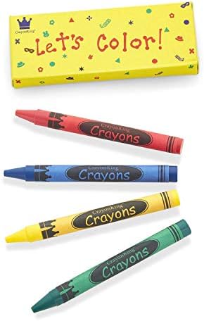 CrayonKing 150 Sets of 4-Packs Crayons Boxed