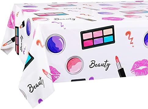 PHOGARY 2 Pack Spa Makeup Tablecovers for Party Decorations