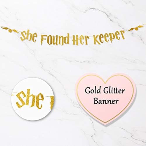Gold Glitter Bachelorette Party Banner Decorations