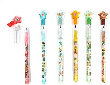 TINYMILLS Garden Fairy Mushrooms Stackable Pencils Assortment