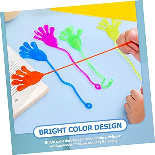 Hemoton 50pcs Elastic Wall Climbing Palm Toys Pack