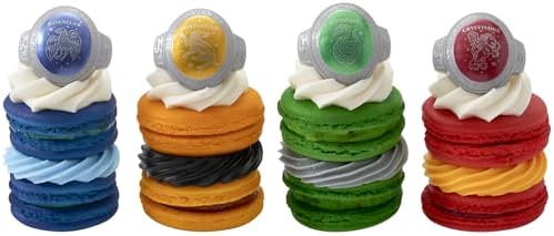 DecoPac Harry Potter Hogwarts House Cupcake Rings - 24 Pack