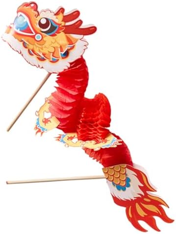 Vaguelly 1Set Paper Dragon Craft Kit for Kids