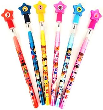 Tinymills Cheerleading Stackable Push Pencil Set 24 Pcs