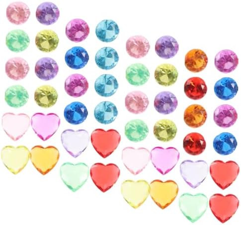 1set Plastic Diamond Gems for Pirate Treasure Hunt Party Favors