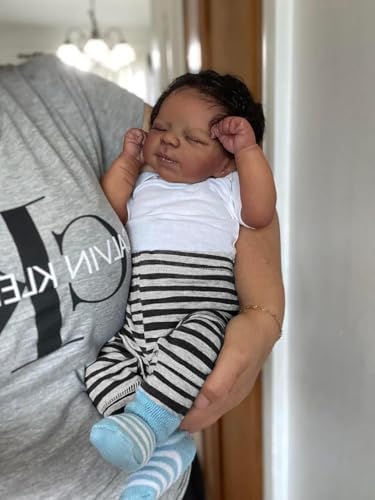 RXDOLL 18 Inch African American Reborn Baby Doll