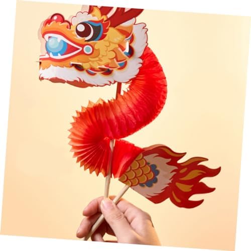 Yardwe Chinese Dragon Paper Garland Craft Kit