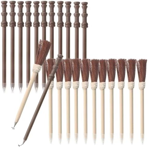 Col-Pary 24pcs Wand Broom Pencils Party Set