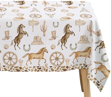 Western Cowboy Party Decorations Tablecloth 3 Pack