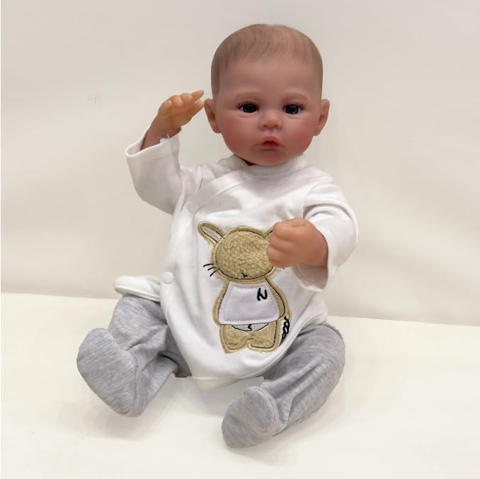 Realistic 18 Inch Reborn Baby Doll with Veins and Wrinkles