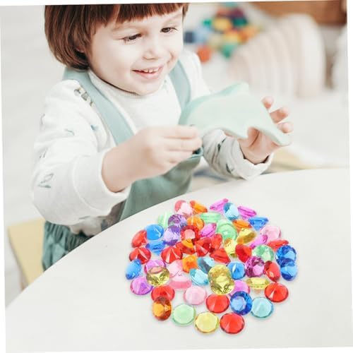 1 Set Plastic Diving Gems Treasure Toy for Kids