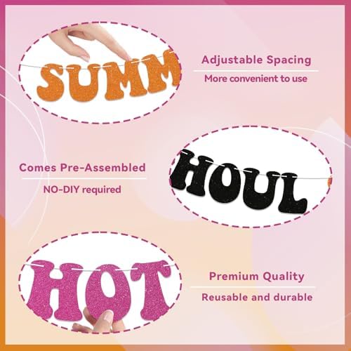 Hot Ghoul Summer Halloween Party Banners