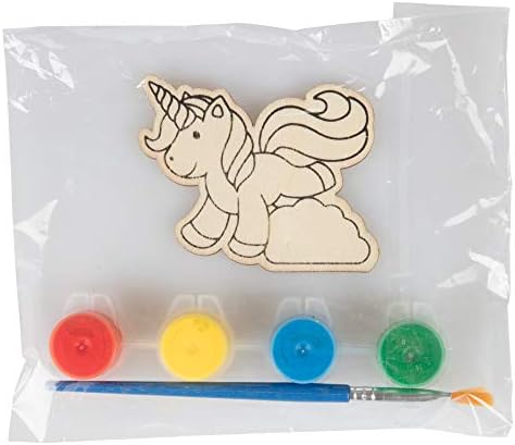 Unicorn Dragon Wood Painting Kit 24 Count