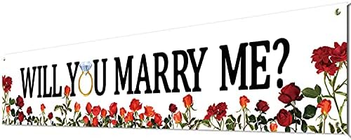 Proposal Banner Will You Marry Me 6ft