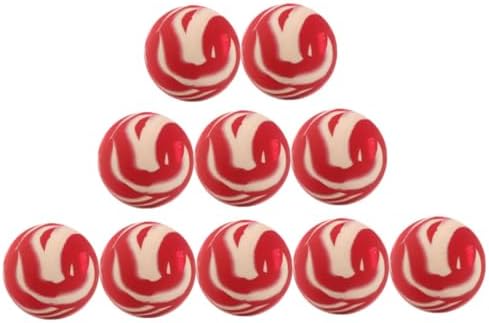 20pcs Assorted Bouncy Striped Balls for Kids