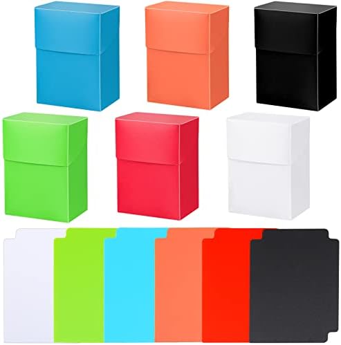 Frienda 6 Pcs TCG Deck Box with 12 Dividers