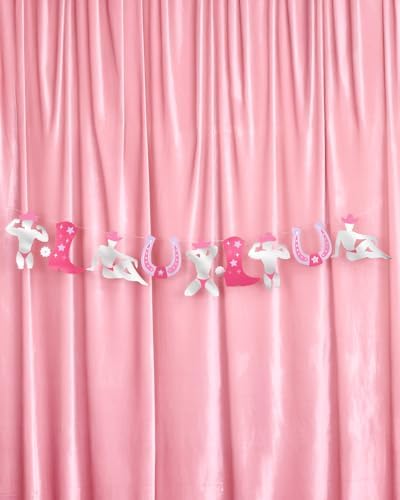 Xo Fetti Bachelorette Cowboy Dancer Foil Banner 5 Ft