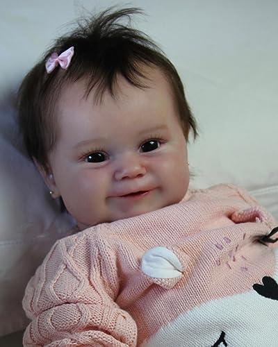 Pinky Reborn Realistic 20 Inch Baby Doll with Rooted Hair