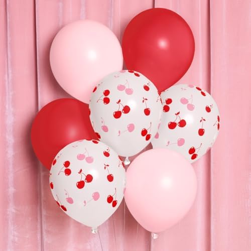 Xo Fetti Red Pink Cherry Balloons 24 pk 12