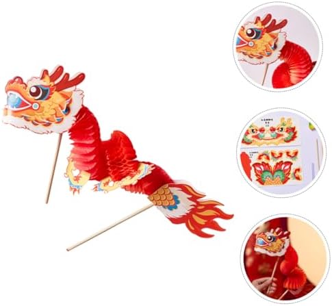 Yardwe Chinese Dragon Paper Garland Craft Kit