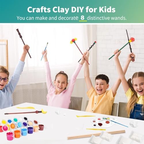 Col-Pary DIY Magic Wand Craft Kit 63 PCS
