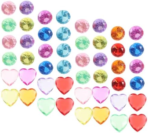1 Set Plastic Diving Gems Treasure Toy for Kids