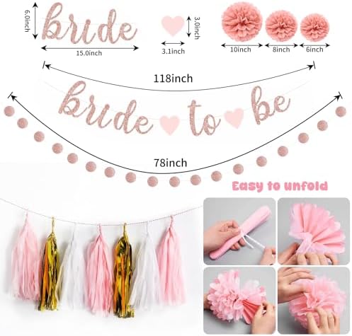 Nisocy Bachelorette Party Decor Banner Set