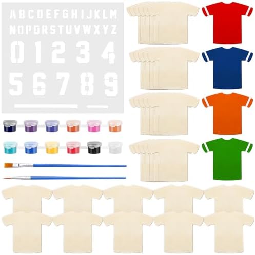 GlikCeil 36 Piece Sports Jersey Craft Kit