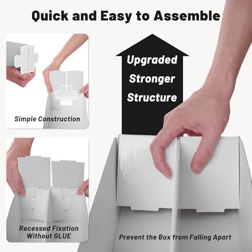 NUMINA 4 Pack 1600 Card Storage Box for Collectible Cards