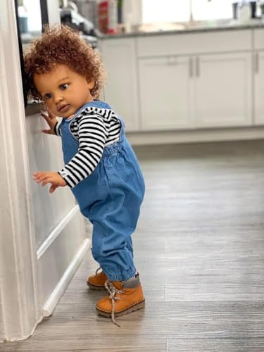 RXDOLL Reborn Baby Doll Black Boy 26 Inch Realistic
