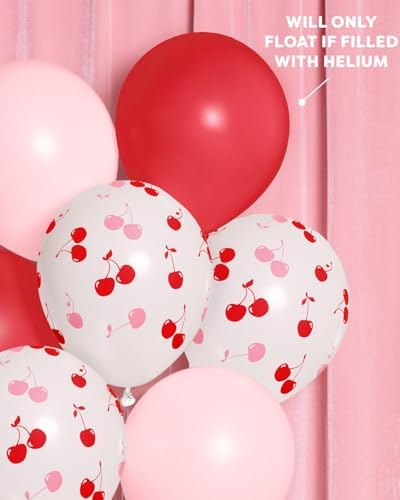 Xo Fetti Red Pink Cherry Balloons 24 pk 12