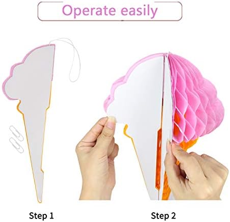 Zilue Ice Cream Decorations Set of 5 Mix