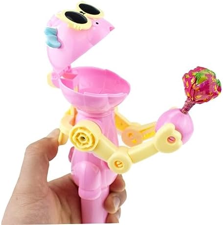 6Pcs Lollipop Robot Holder Fun Storage Gag Toy