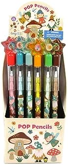 TINYMILLS Garden Fairy Mushrooms Stackable Pencils Assortment