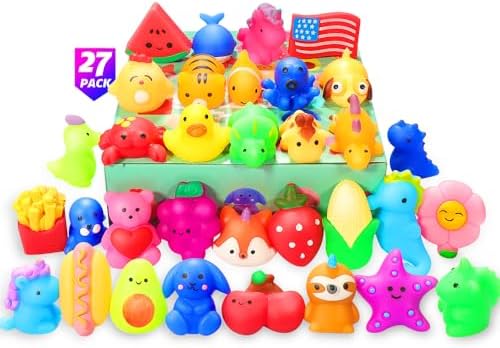 27 Pack Squishy Toys for Kids 8-12 Birthday Party Favors