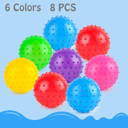 LOVEINUSA 8PCS Bounce Balls for Kids Party Favors