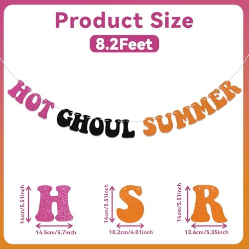 Hot Ghoul Summer Halloween Party Banners