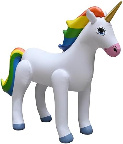 Jet Creations 30 Inch Inflatable Rainbow Unicorn