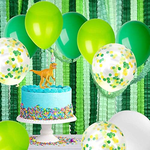 BEISHIDA 12PCS Four Leaf Clover Garland 120ft Green Party Decor