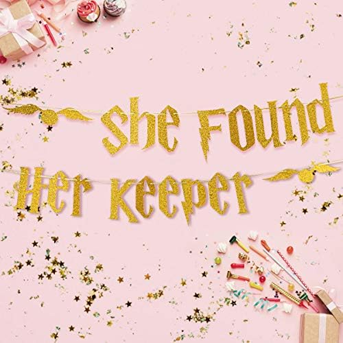 Gold Glitter Bachelorette Party Banner Decorations