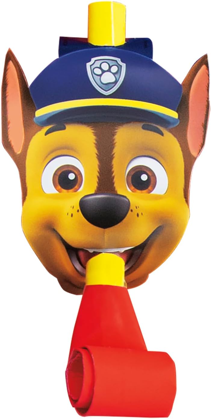 Unique Paw Patrol Party Favors - 16 Goodie Bags and 16 Blowouts