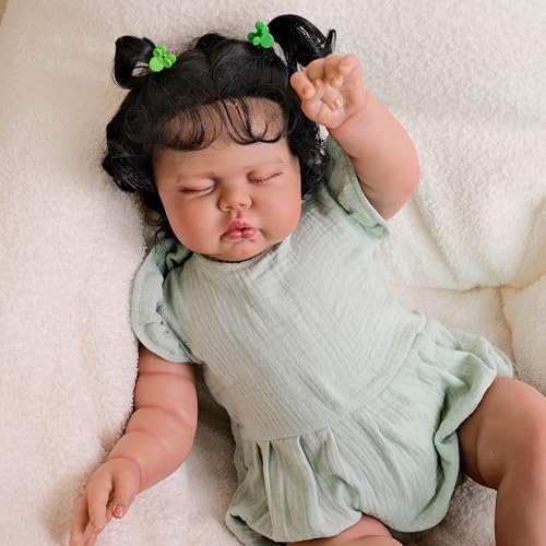 Real Life Reborn Baby Doll 24 Inch Black Girl