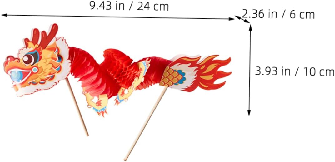 Yardwe Chinese Dragon Paper Garland Craft Kit