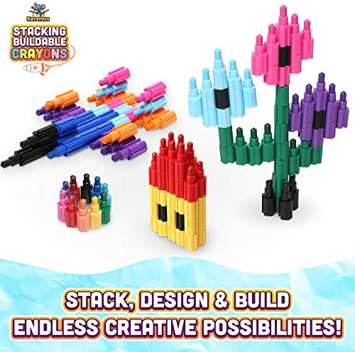 Stacking Crayons 15 Pc Set for Kids