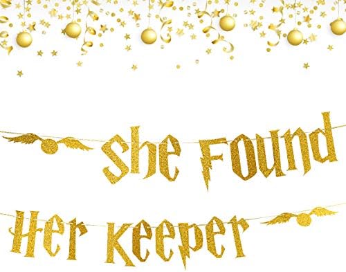 Gold Glitter Bachelorette Party Banner Decorations