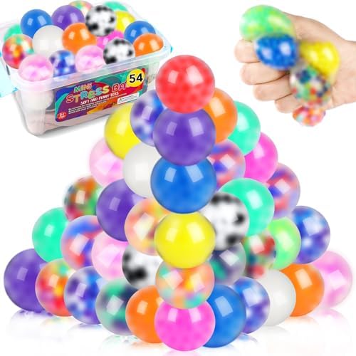 54 Pack Stress Balls Squishy Fidget for Adults