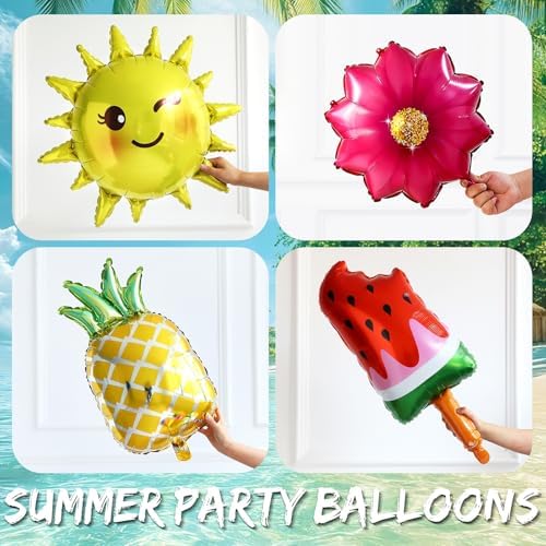 Tropical Balloon Arch Kit 129Pcs for Summer Parties