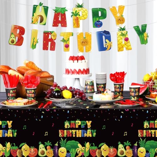 Zhehao 172 Piece Fruit Themed Party Decor Set