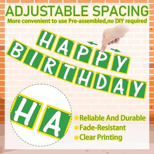 Breling Friends Birthday Banner Street Theme Decor
