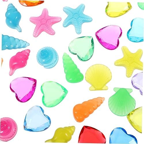 Yarnow Plastic Diamonds Pool Gems Treasure Chest Diving Accessories